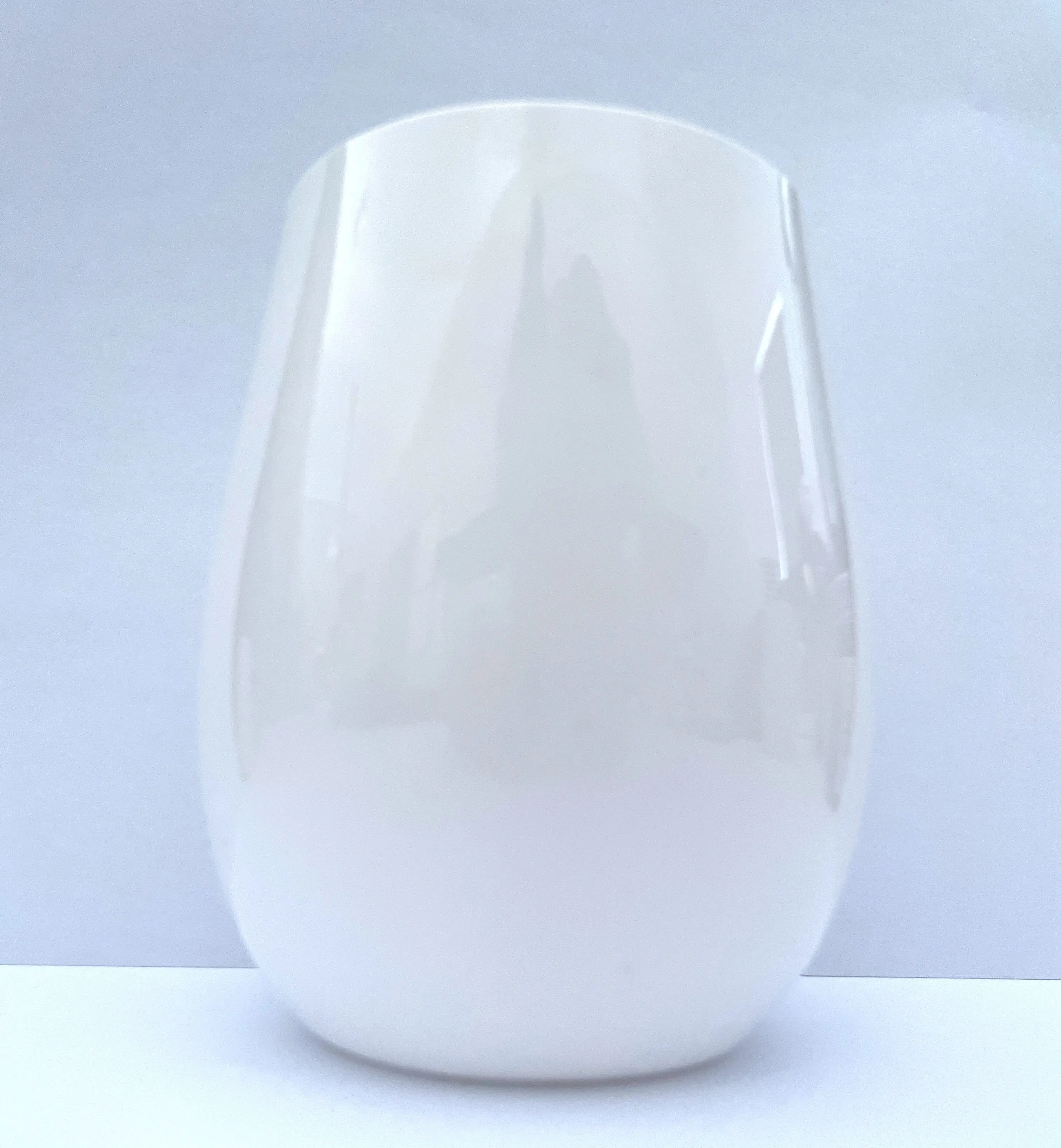 Unbreakable white Custom colored Sublimation Plastic Blank Tumbler Goblet Personalized Restaurant Stemless Wine Glass