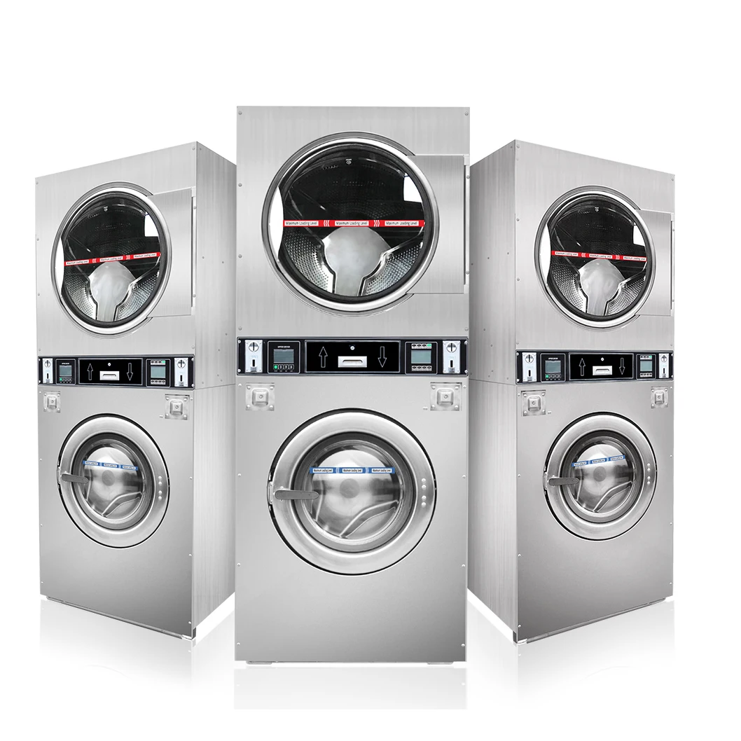 Latest Hot Sell Coin-Operating Tokens Coin Washing Machine Manufacture and Dryer