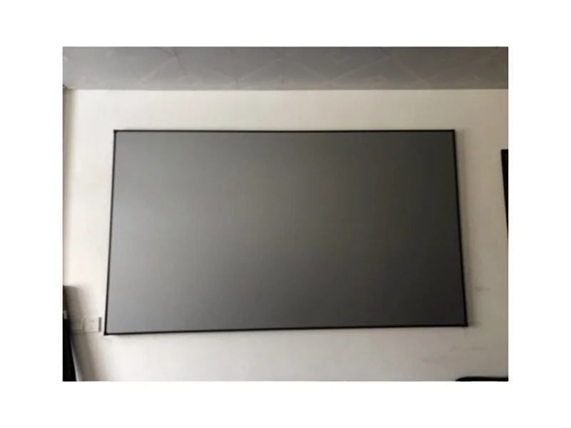 100 inch 120 inch ALR projector screen black diamond home theater projection screen with ultra thin frame