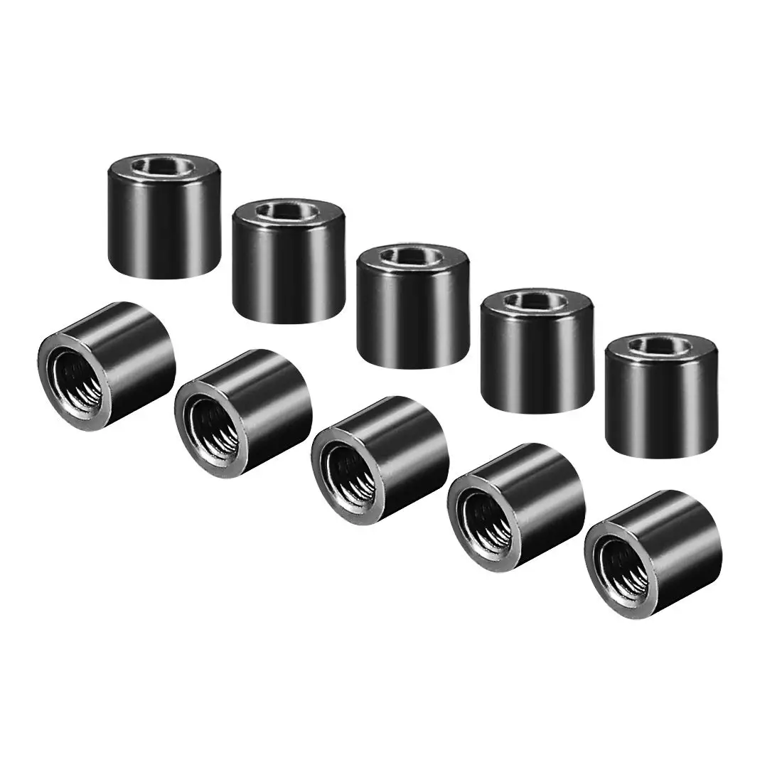 Hexagon brass stainless nylon aluminum spacer fov round threaded