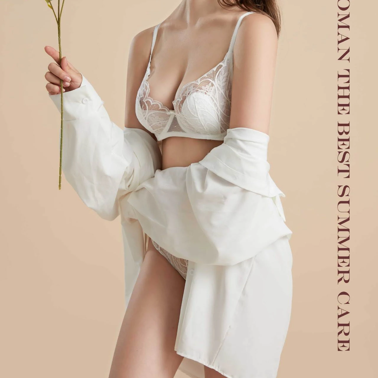 British Sexy Ultra-Thin Lace Bra Set With Breathable Closure And Large Breasts