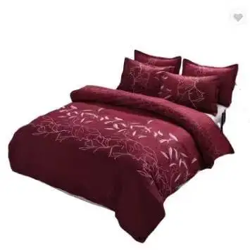 
Modern 3D Colorful Bedding Set King Size Flower Printed Quilt Cover Bed Linen Set with Pillowcase Floral Double Bedding 