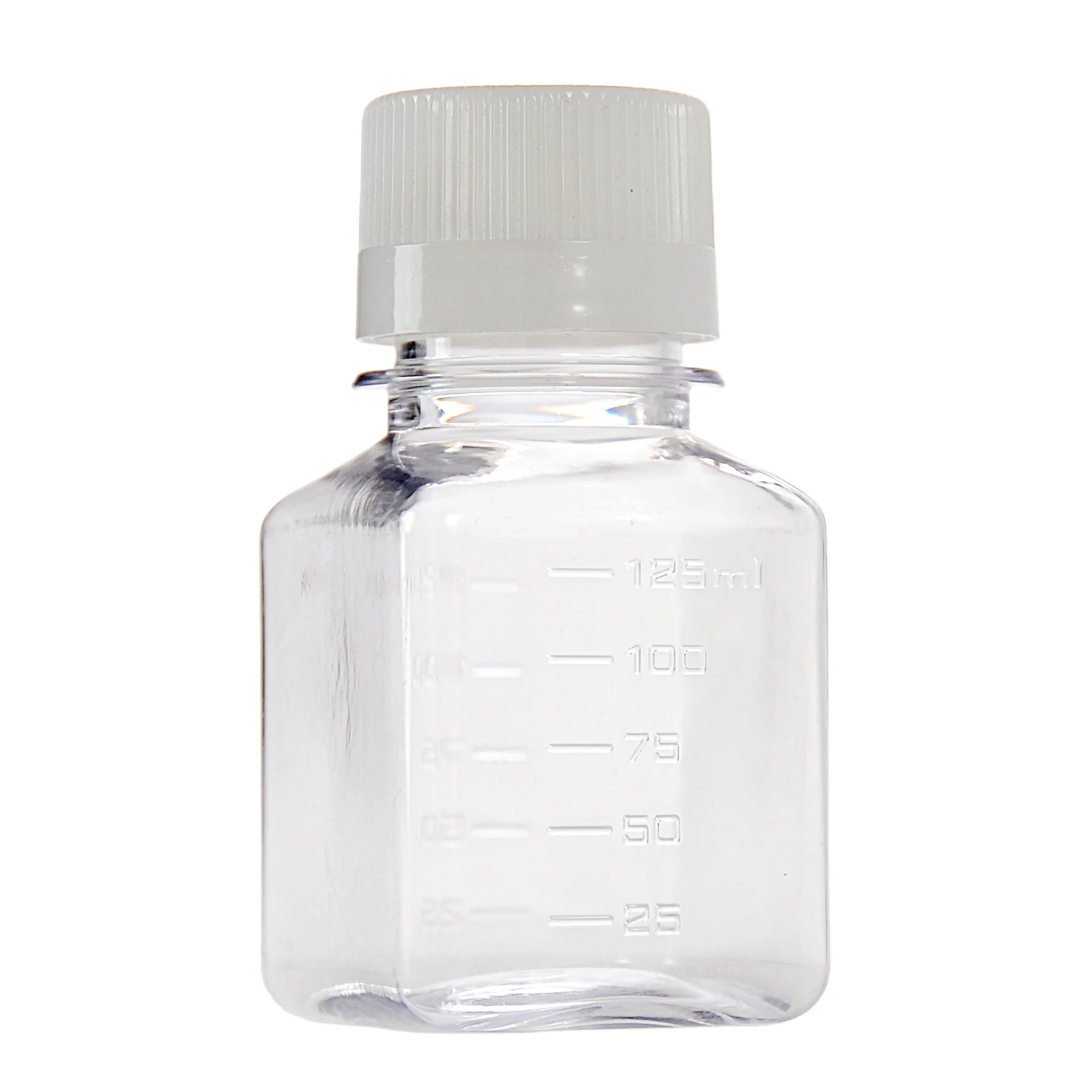 30ml PETG Square Media Bottle Food/Pharmaceutical Plastic Bottle With Screw Cap OEM/ODM