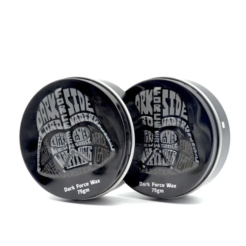 Round metal cosmetic tin can container cream wax tin box case packaging