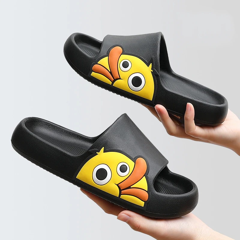 Mens slippers Summer Indoor and Outdoor Home Bathroom Anti-Slip Network Blast Cartoon Duck women sandals