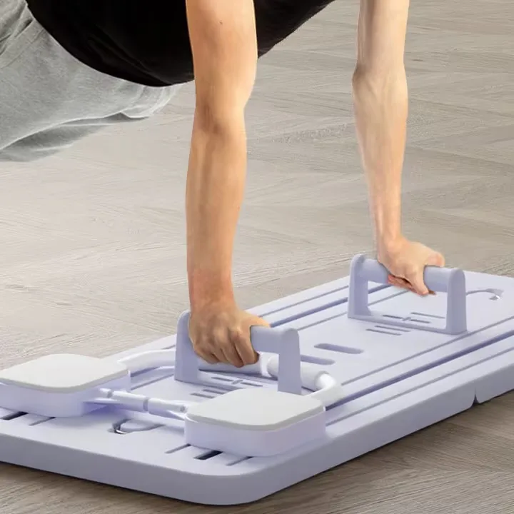 Heavy duty Yoga Mat Foldable Push up Multi-functional Fitness Back Up Training Board Wholesale Gym Bar Home Pilates  Equipment