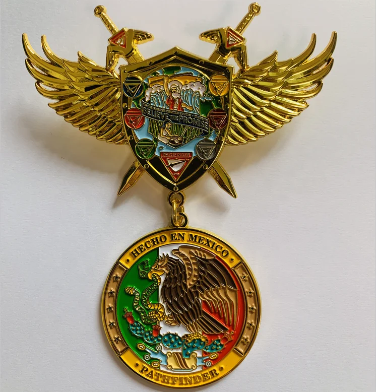 2024 International Pathfinder Camp Believe The Promise enamel pin