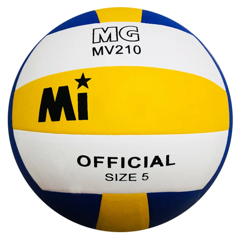 2022 Soft Touch Volley Ball Indoor Beach Gym New Yellow/blue/white / Game Ball Official Size 5 Outdoor Pump Training Adults