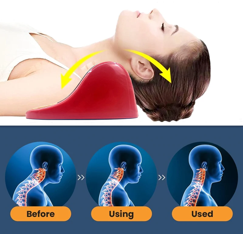Wholesale Neck Massage Traction Pain Relief Magnetic Massage Therapy Heating Neck Massager