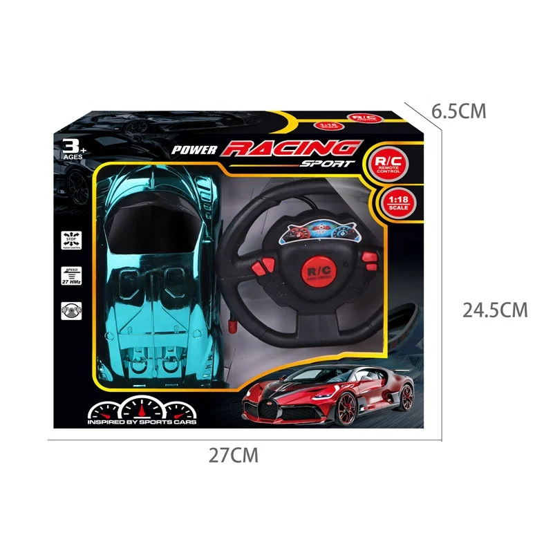 rc sport vehicle toys 4 channel electroplate model cars 1/18