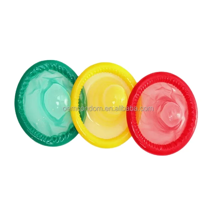 CE ISO manufacturer popular flavor and colored sex product condom for men