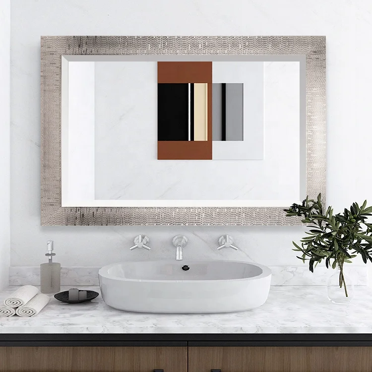 
HOFINE Customized Wholesale plastic gold luxury mirror frame wall mirror decorative 