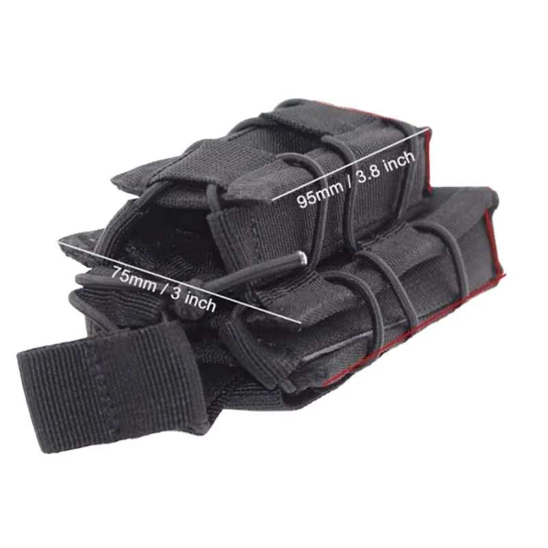 Wholesale custom outdoor hiking small waist bag magazine pouch tactical molle pouch