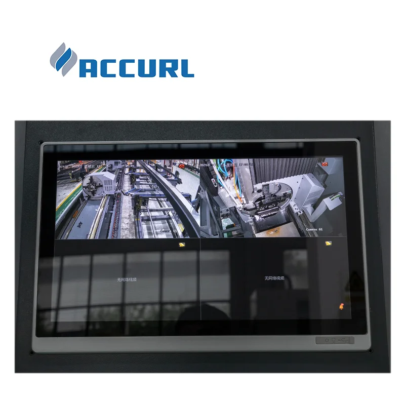 ACCURL Fiber laser tube cutting machine 10-360mm diameter chuck metal pipe cutter machine with 3kw fiber laser source model