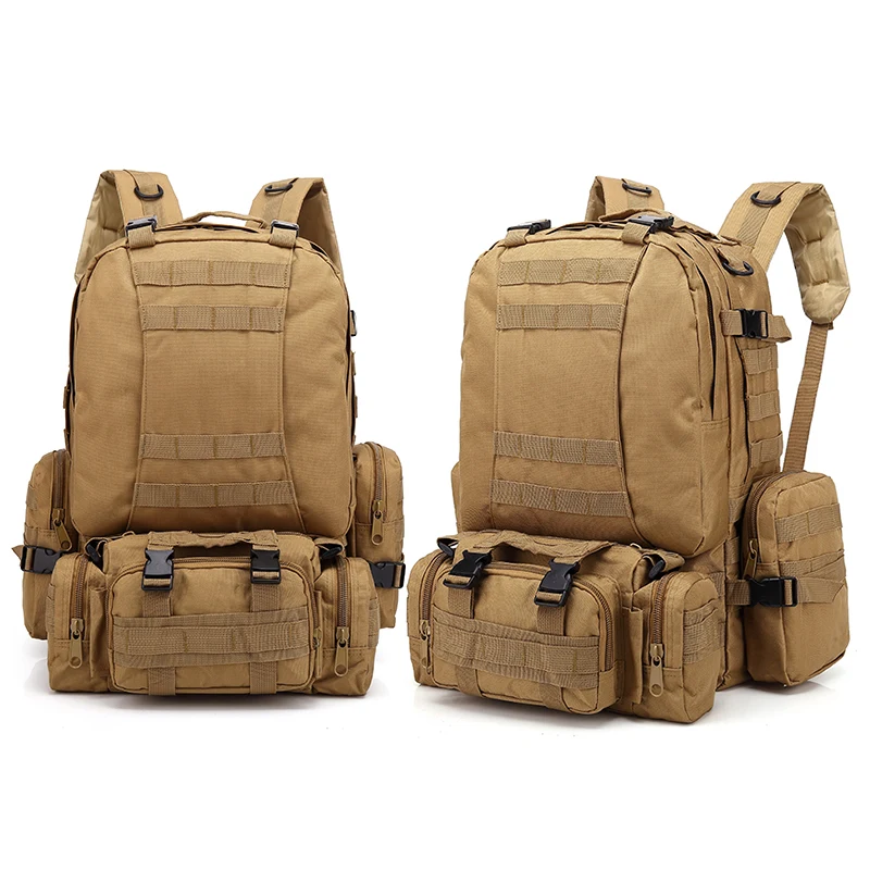 Large Capacity 55L Tactical Backpack Good Design Back Pack tactical Survival Rucksack