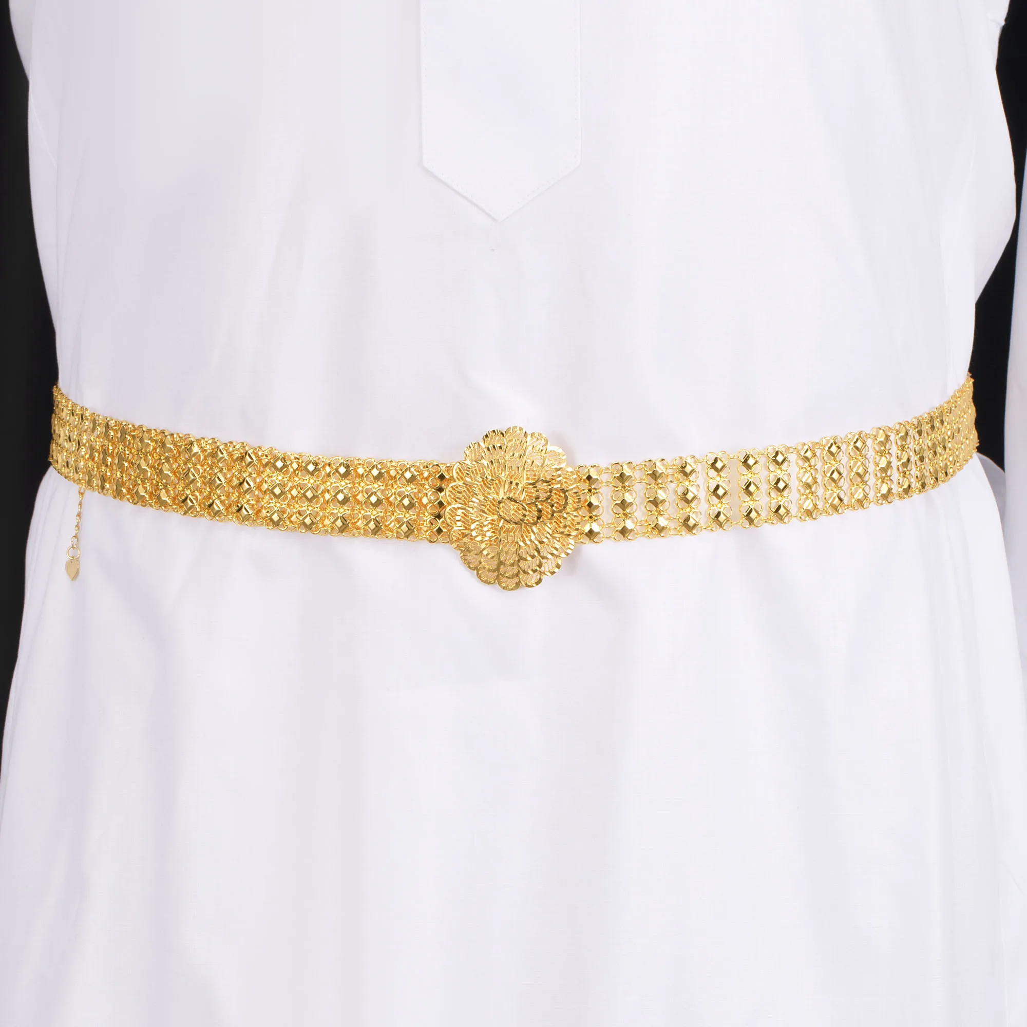 gold metal waist belt Moroccan Belt Luxury Wedding Belt