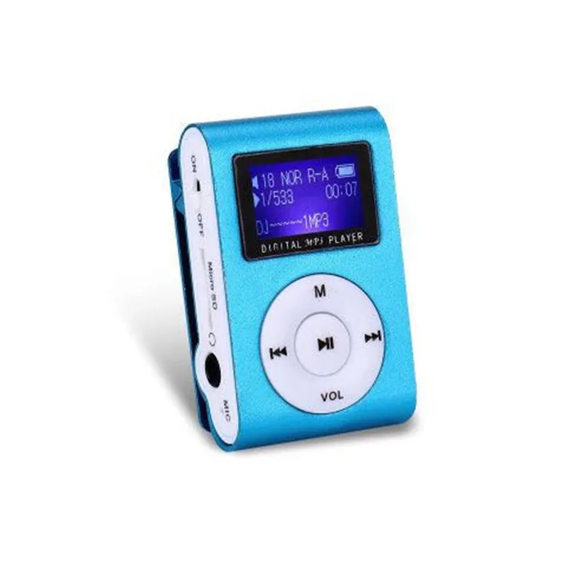 Classic insert TF card metal clip mini MP3 music player sport gift clip MP3