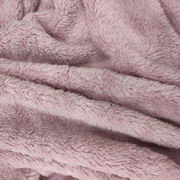 Wholesale Custom Polyester Fabric Roll Good Price Super Warm 100 Polyester Fabrics