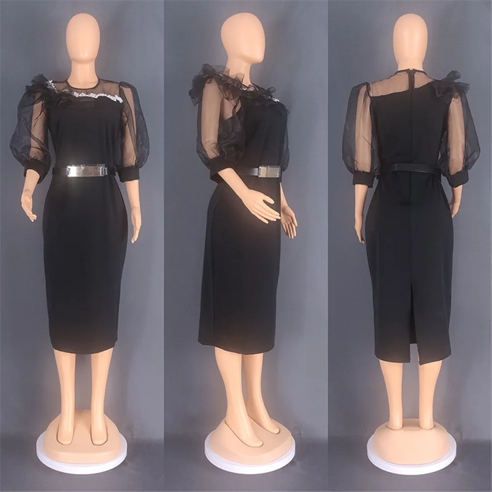 Beautifical African women dresses 2023 Fashion style Bodycon clothes African women Dress ML95Q96