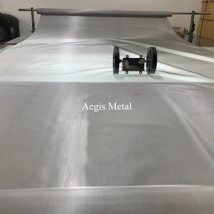 Pure Al wire mesh 100 150 mesh aluminum micron filter cloth