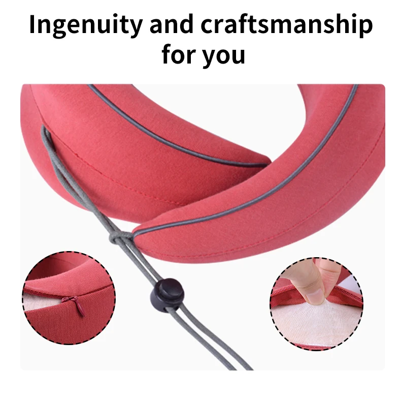 Factory Portable Headrest Memory Foam U Shape Customize Design Pattern Car Travel Neck Support Pillow