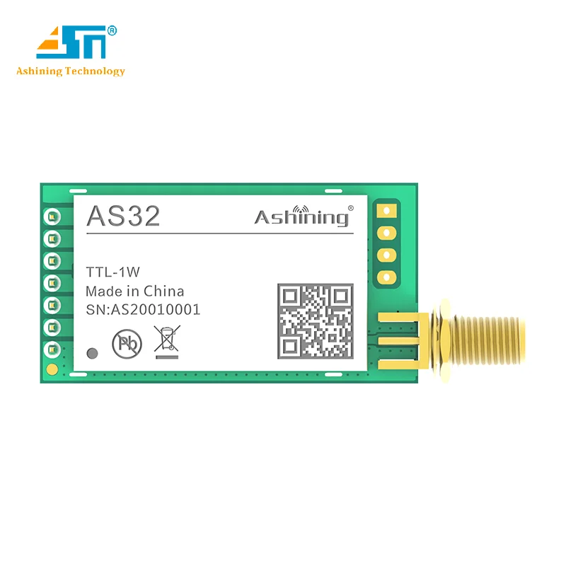 PA+LNA TTL 5km wireless rf transmitter and receiver module rs485 uart 3.3v 433mhz wireless rf serial uart module