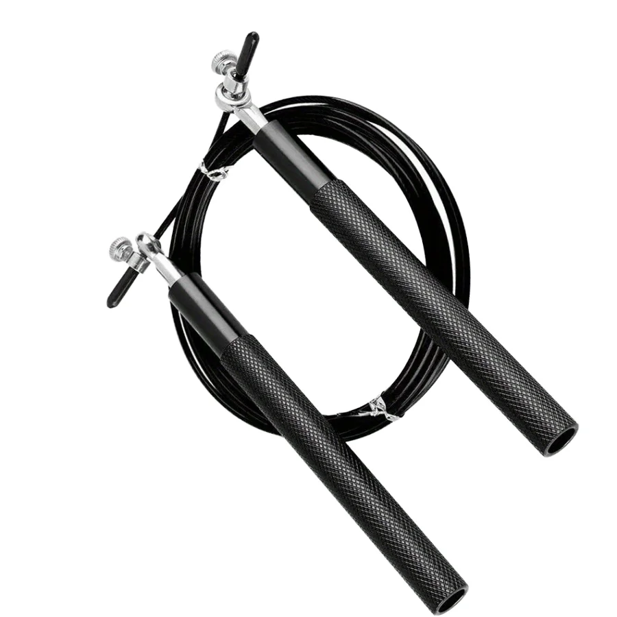 Factory Supplier Durable Adjustable Length Home Fitness Exercise Skipping Speed Jump Rope with Custom Logo