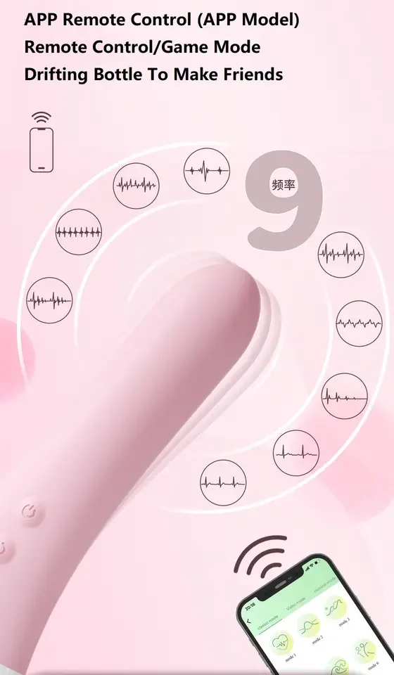 New Design Scissors Shape Silicone Music Mode Remote App Control Sex Toy Vibrator For Women