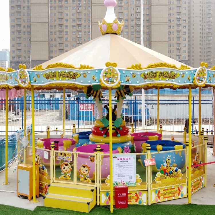 new design most funny fairground kids amusement park rides spray ball car ride for hot sale