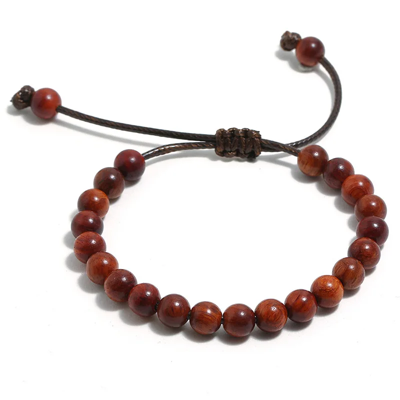 wto play hand string online Buddhist small gift lobular rosewood chicken wing wood bead bracelet