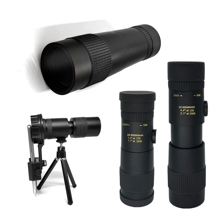  Супертелескоп SECOZOOM 10-300x40 Монокуляр 300x Для