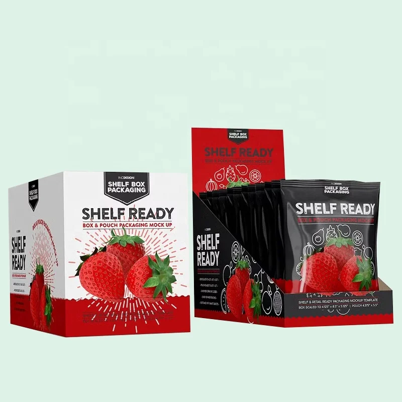 Holidaypac Custom Shelf Ready Tray Display Box For Retail SRT
