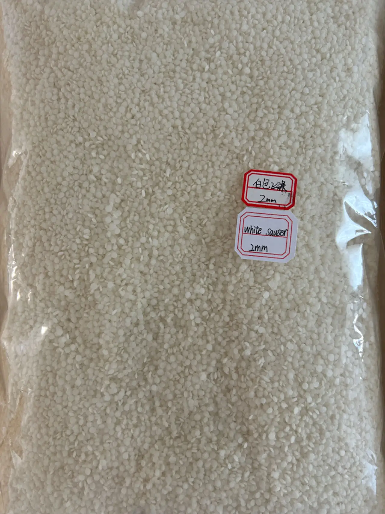 Various sizes of bread crumbs, fermented crumbs, puffed crumbs