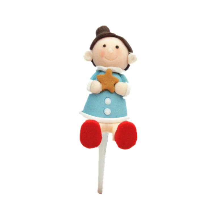 Wholesale Party Cake Decoration Picks Rabbit Bulk Polymer Clay