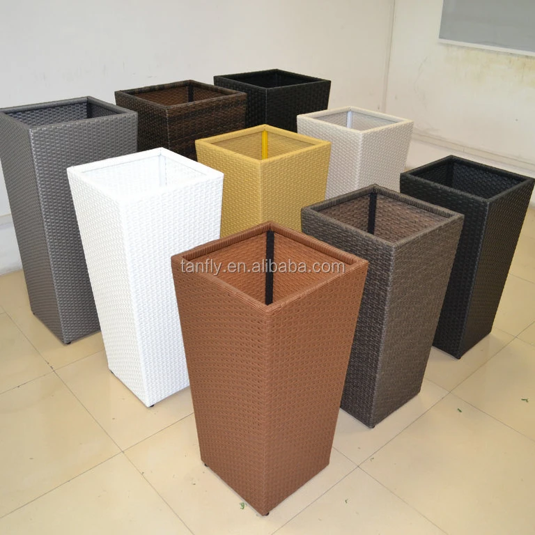 Garden Supplies Unique Planter Plant Pot Fiber Clay Flower Pot