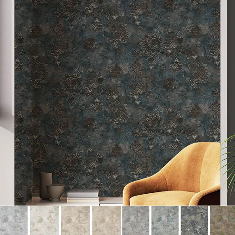 Wholesale Luxury 3d Wallpaper Roll in bulk European Design PVC Wall paper for Bedroom Livingroom Home Decoration