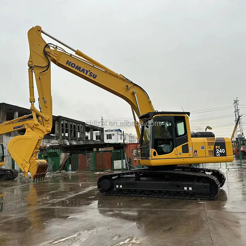 Japan used Komatsu pc240 excavator 24tons construction crawler machine excavator 90% new Cheap price good quality usd komatsu240