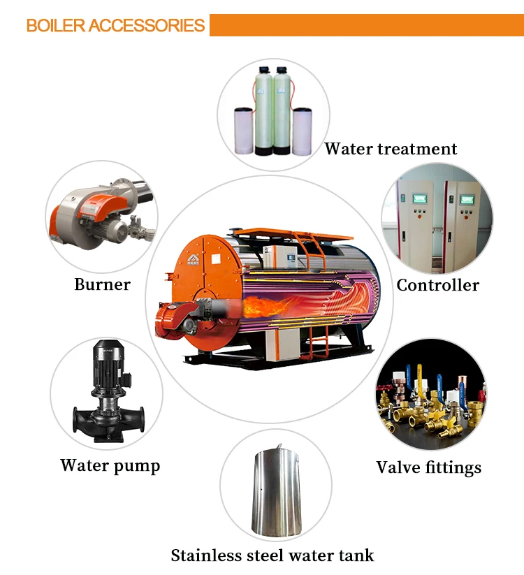 
Diesel gas fired commercial hot water boilerfor heating 