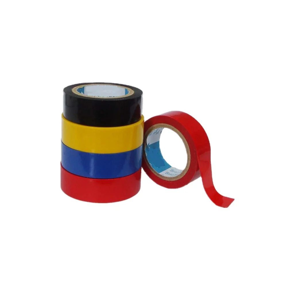 High Quality Manufacturer Flame Retardant Wire Cable Black PVC Electrical Insulation Tape Jumbo Roll