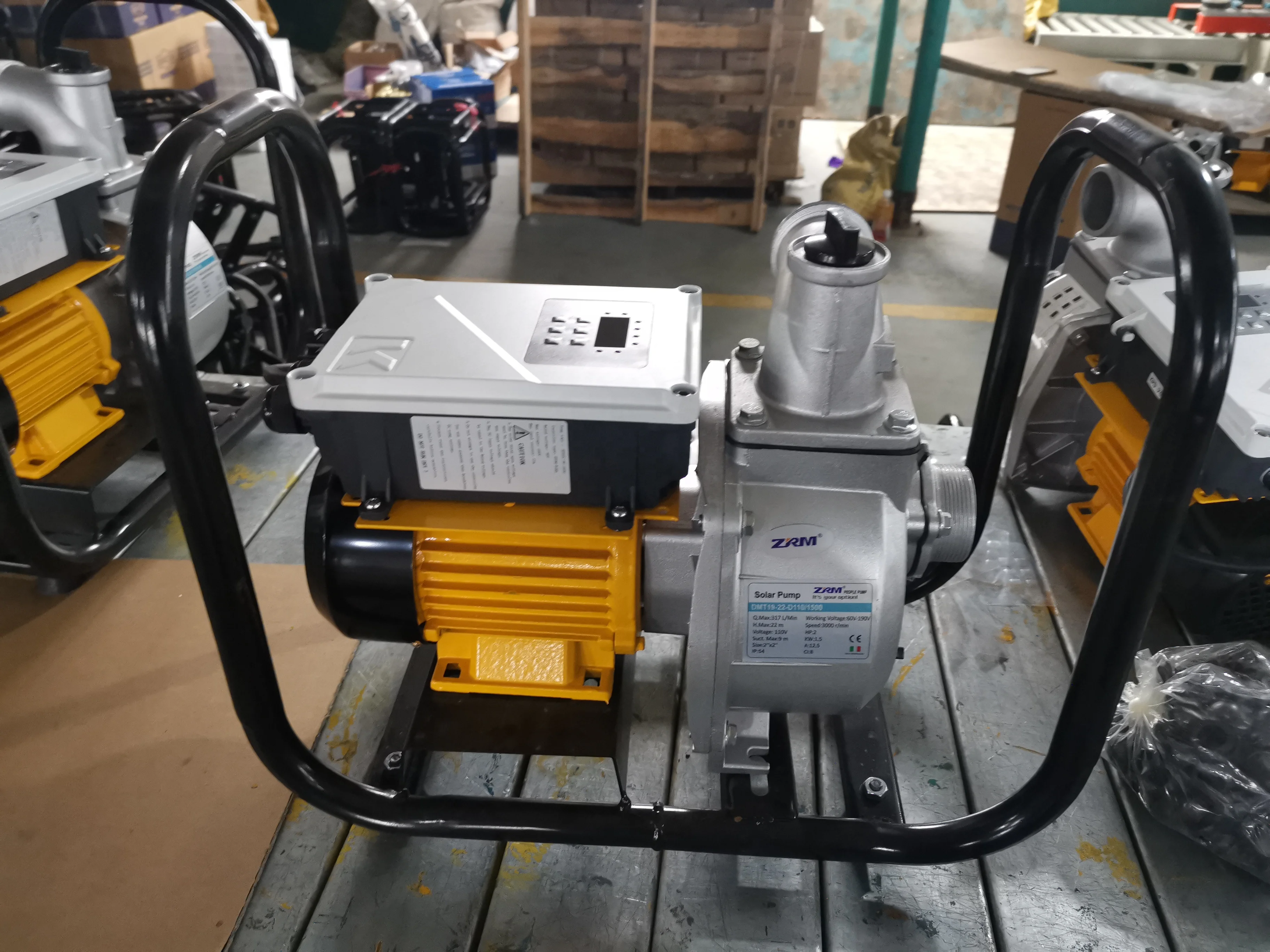 DMT43-19-D110/1500 2Inch 43m3/h 19M 1500W 2HP DC110V Solar Surface Centrifugal Water Pump Price For Agriculture Irrigation