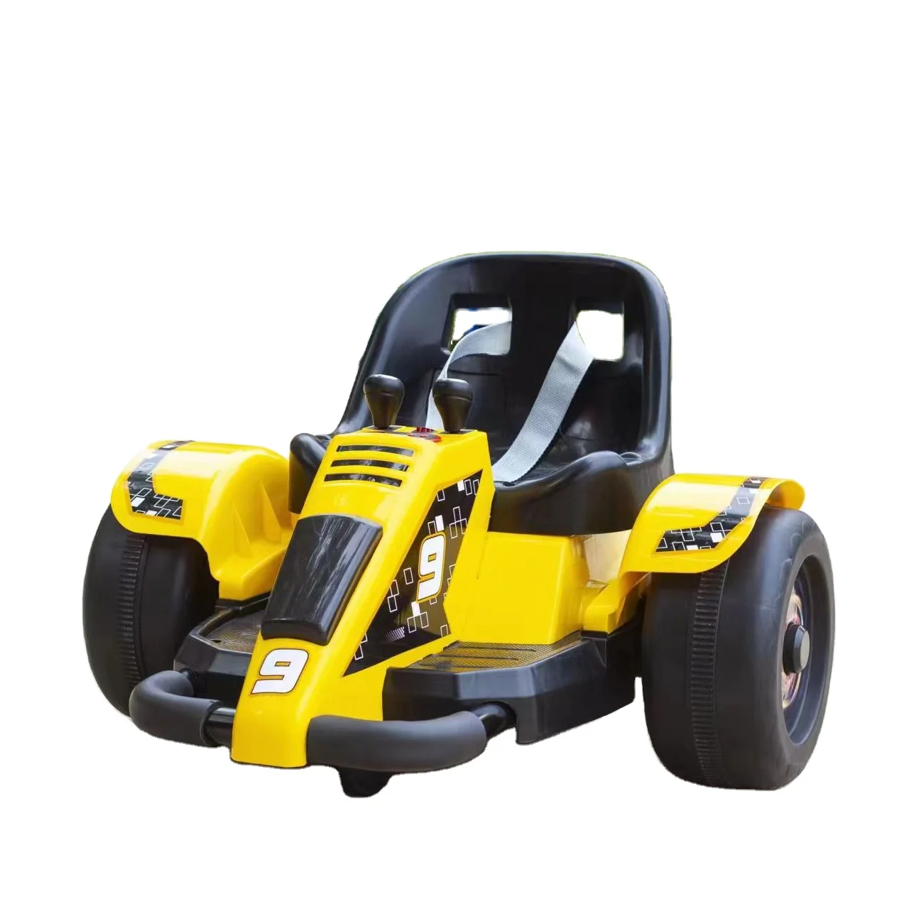 Hot  Sale 3 Wheel Electric Drift Car 6 V Dual Drive Ride On Car 360 With  Remote Control Light  For 3-6 Boy or Girls
