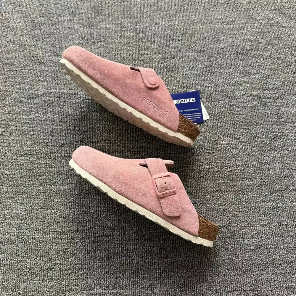 Autumn/Winter European Orders Burkon Shoes Autumn/Winter London Series All Inclusive Cork Flat Burkon Shoes