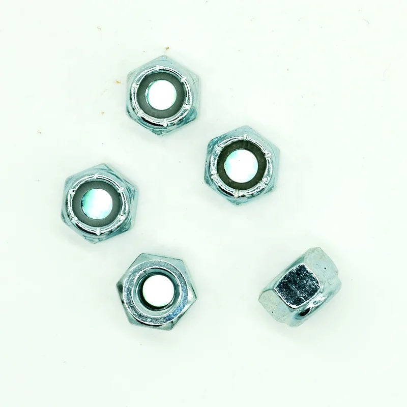 
inch galvanized nylon insert lock nut 