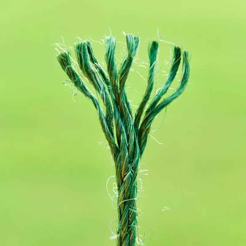 Wholesale 50M/Roll 6mm Vintage Sisal Rope Cord String Natural Jute Twine for Crafts Gardening Decor