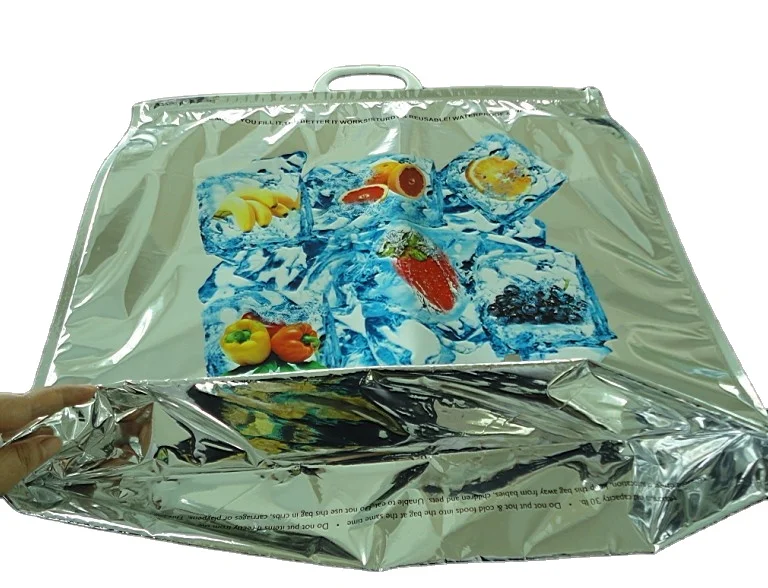 
Plastic Cooler Insulated Insulation Shopping Bag 