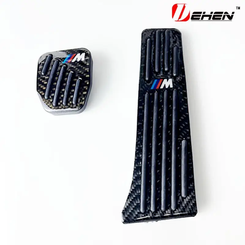 Car Accelerate Brake Pedal Real Carbon Fiber For BMW 1 3 4 5 6 7 Series G20 G22  G26 G30 G32 G05 G01 G02 G05 G07 G29 G11 G14