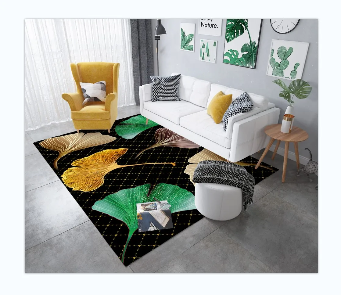 3D printed modern style colorful floral living room crystal velvet room printed rug carpets alfombra tapiz  Teppich ikhaphethi