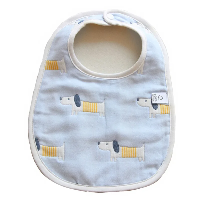 Top Sale 100 Full Inspection Touch Feeling 100% Cotton Baby Bib Supplier From China