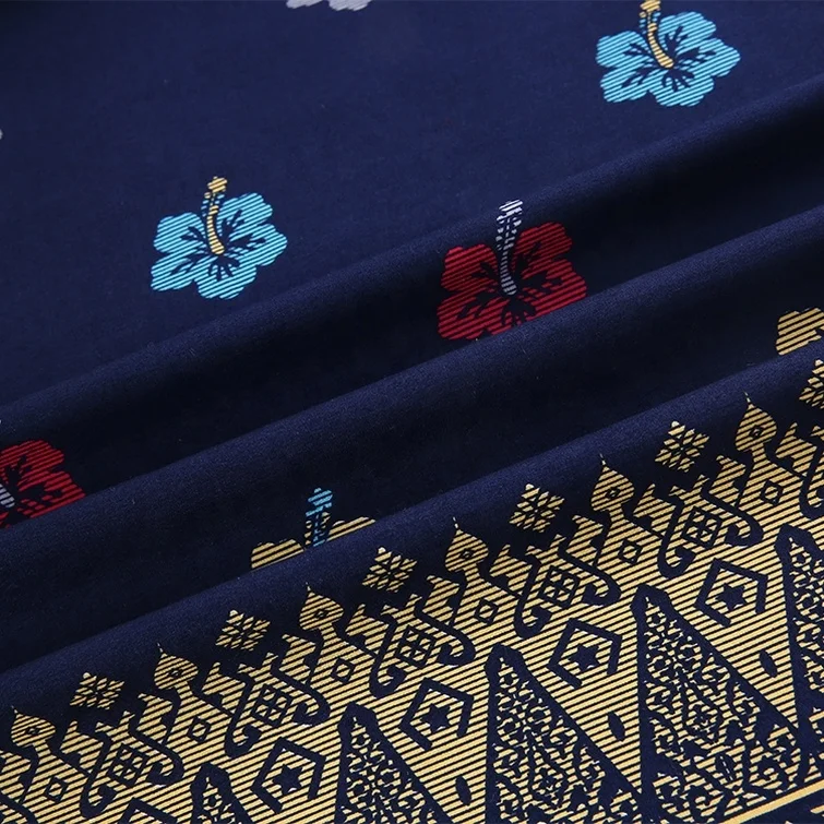 
China garment woven soft printed plain 100 cotton poplin fabric 