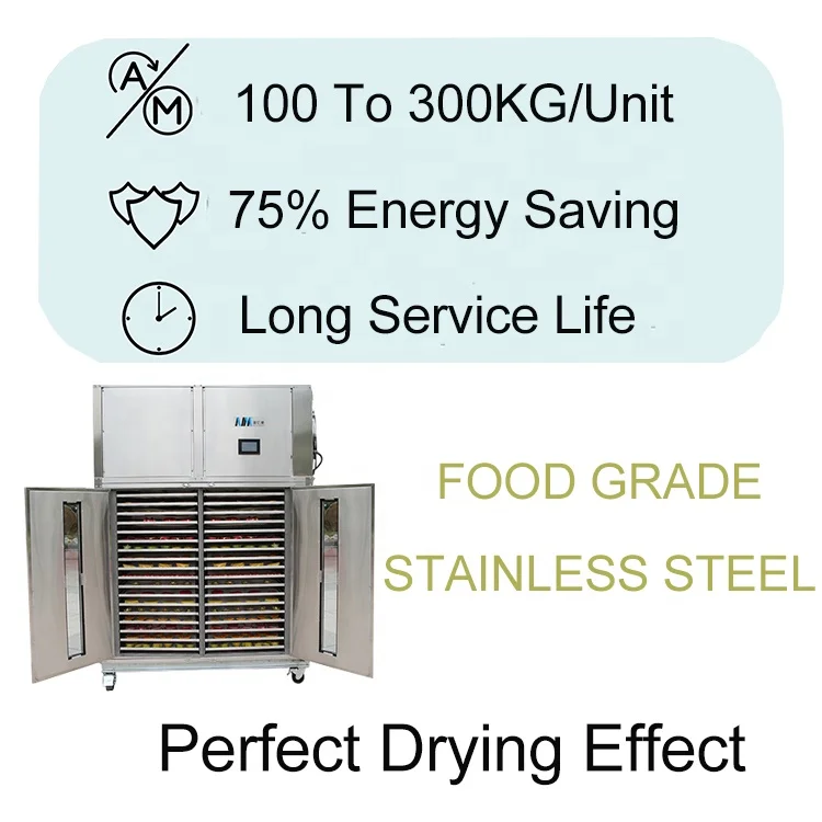 36 Tray Dryer Heat Pump Energy Saving Leather Cranberry Lemon Grass Kiwi Orange Dehydrator